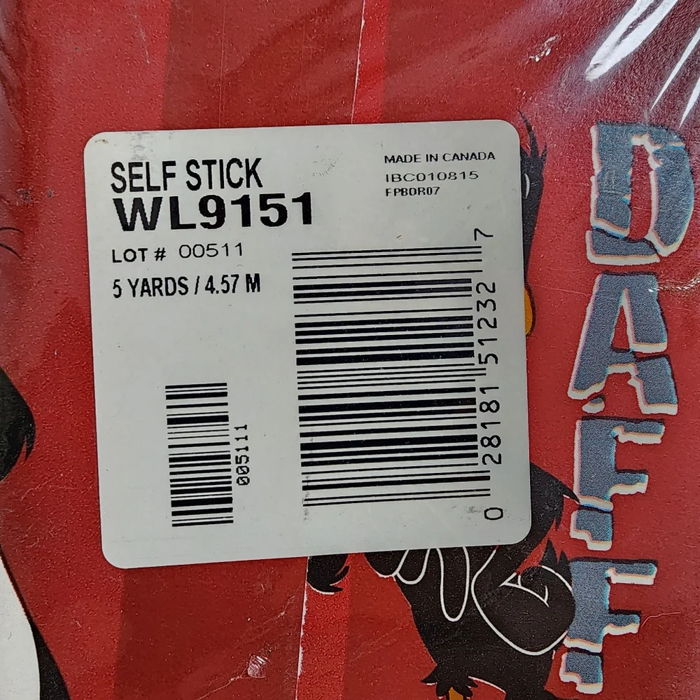 Looney Tunes Self Stick Border Vintage